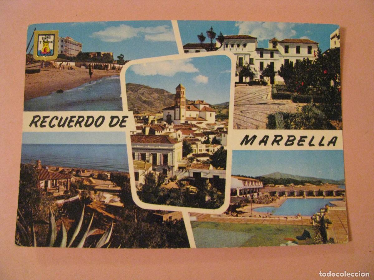 Postales: POSTAL DE MARBELLA. DOMINGUEZ CIRCULADA 1964. - Foto 1