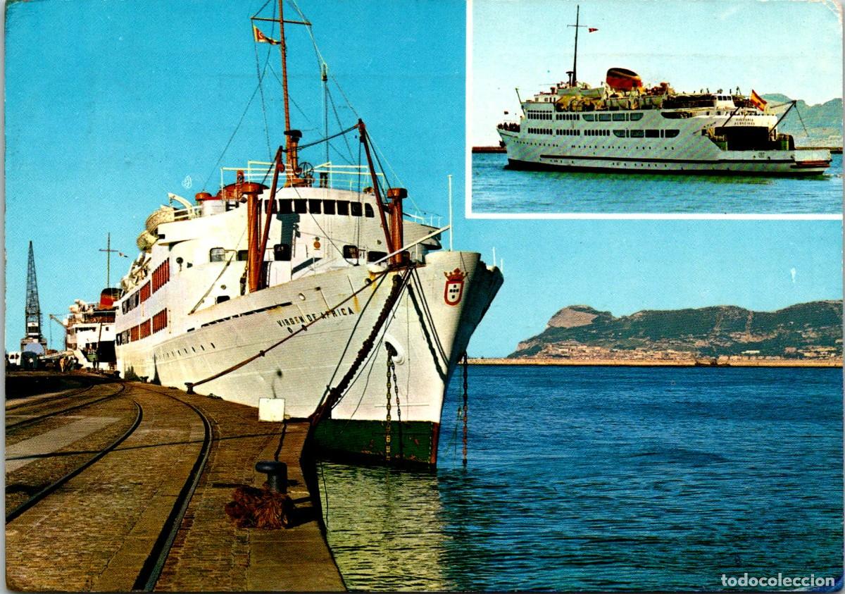 Postales: Algeciras - Transbordadores Victoria - Garc&iacute;a Garrabella n&ordm; 14 - 151x105mm