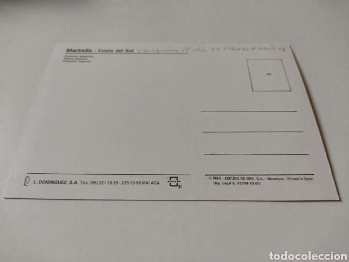 Postales: Postal Marbella - Foto 2
