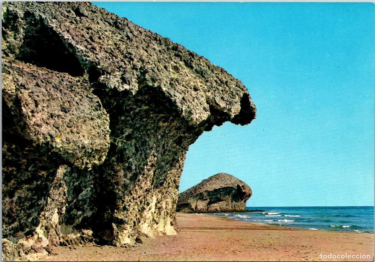 Postkarten: Almer&iacute;a - Playa de Monsu - Ed. Beascoa n&ordm; 7035 - 151x104mm