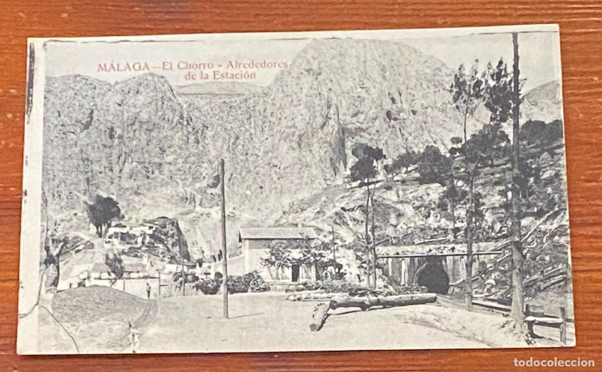 Postales: POSTAL DE MALAGA, EL CHORRO, ALREDEDORES DE LA ESTACION, ED. RAFAEL TOVAL, MALAGA, NO CIRCULADA, ESC