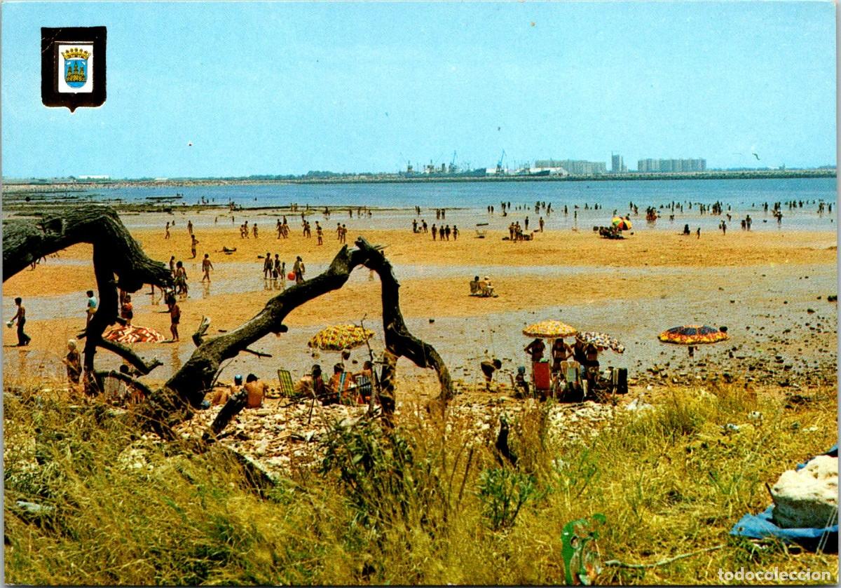 Postales: Puerto de Santa Mar&iacute;a - Playa La Puntilla - Subirats Casanovas n&ordm; 51 - 148x103mm