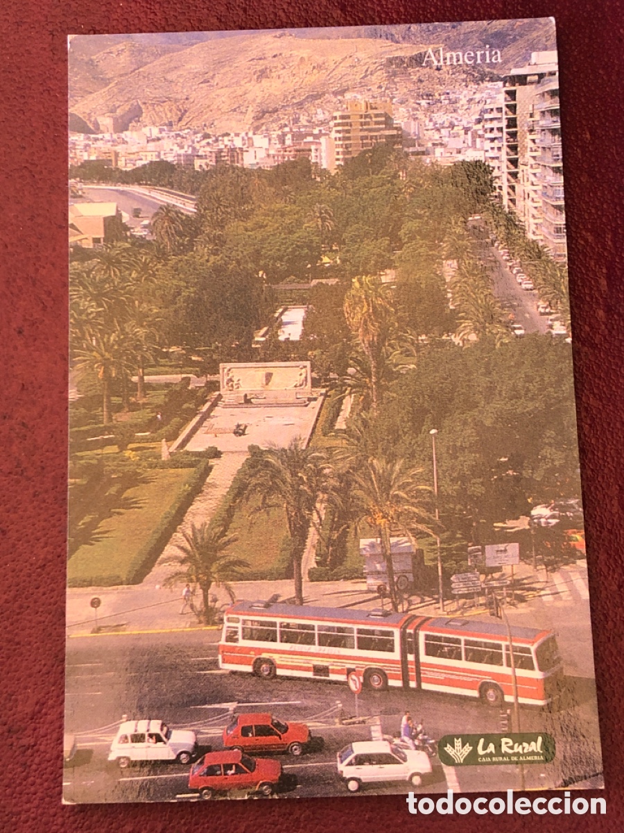 Postales: POSTAL ALMER&Iacute;A, CAJA LA RURAL ( AUTOB&Uacute;S)
