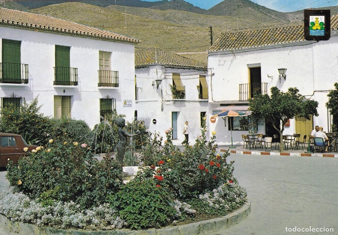 Postales: N&ordm; 14 Benalmadena (Costa del Sol) -Fuente de la Plaza de Espa&ntilde;a