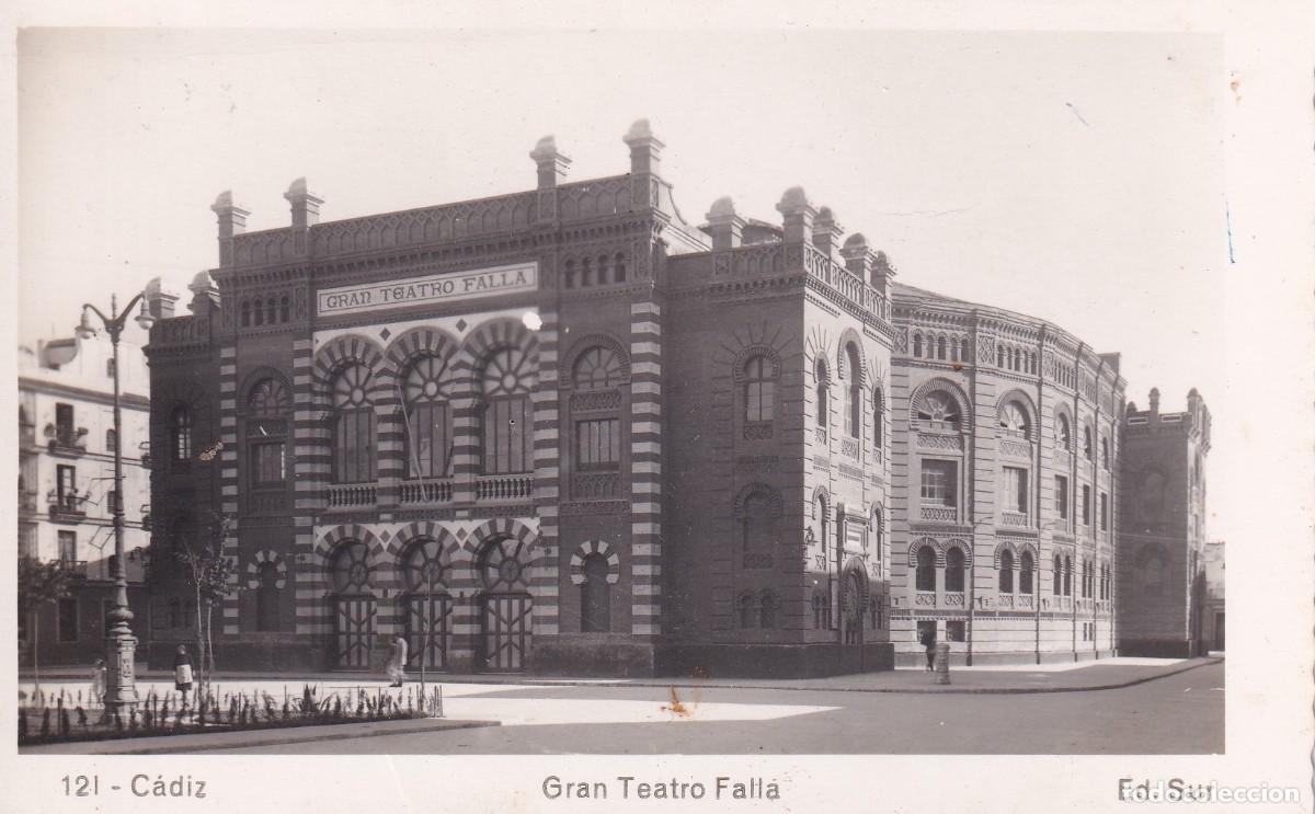 Postales: C&Aacute;DIZ - GRAN TEATRO FALLA - Foto 1