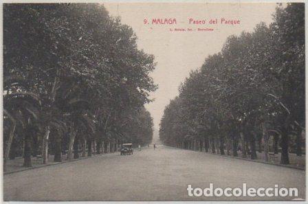 Postales: POSTAL DE MALAGA. PASEO DEL PARQUE P-ANMA-1152