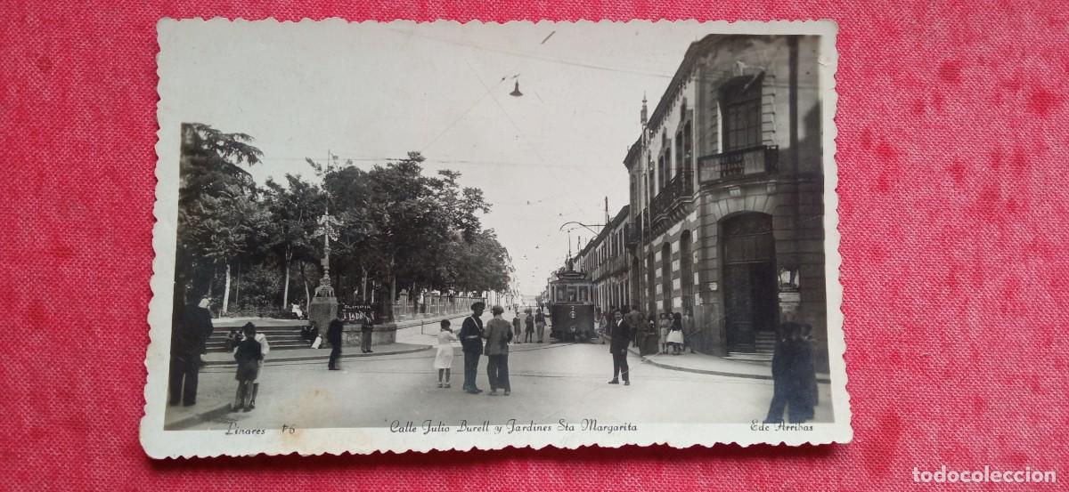 Postkarten: POSTAL LINARES CALLE JULIO BURELL Y JARDINES STA. MARGARITA ED. ARRIBAS