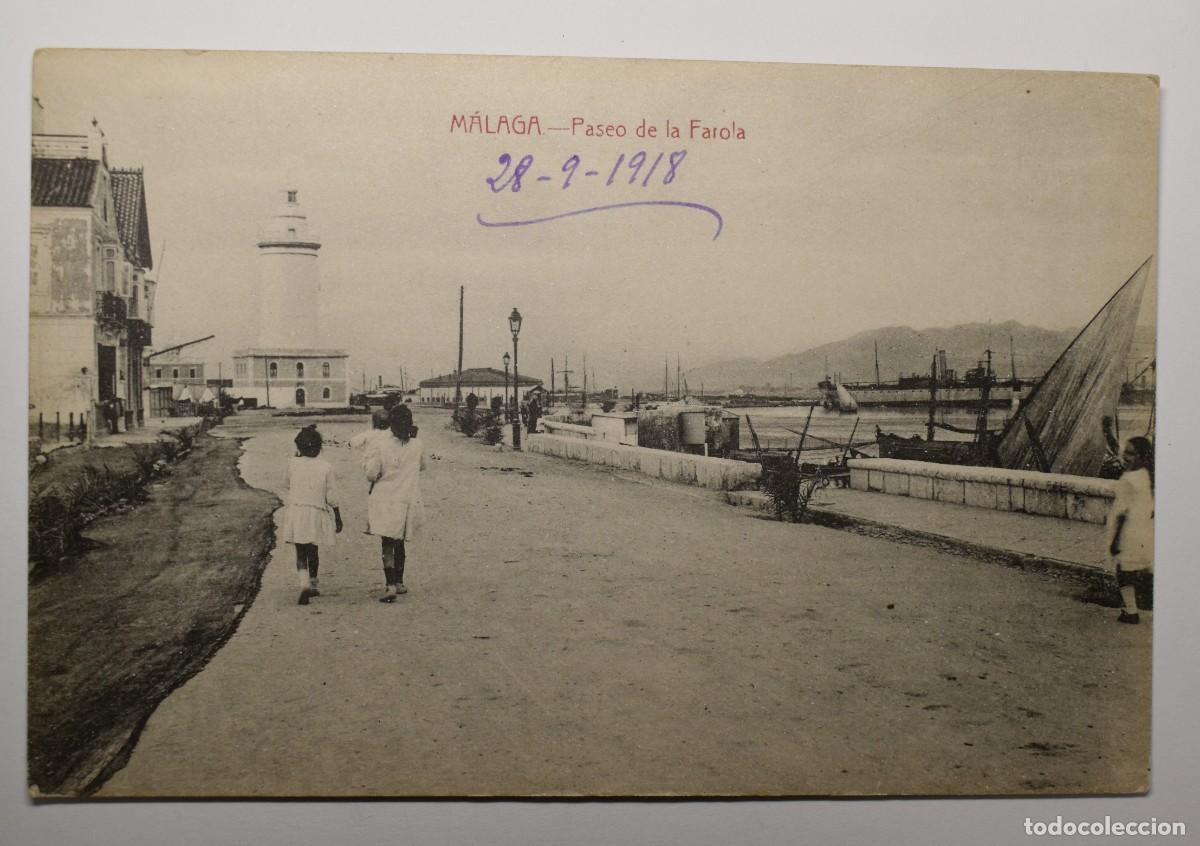Postales: POSTAL de MALAGA del a&ntilde;o 1918.NUEVA - Foto 1