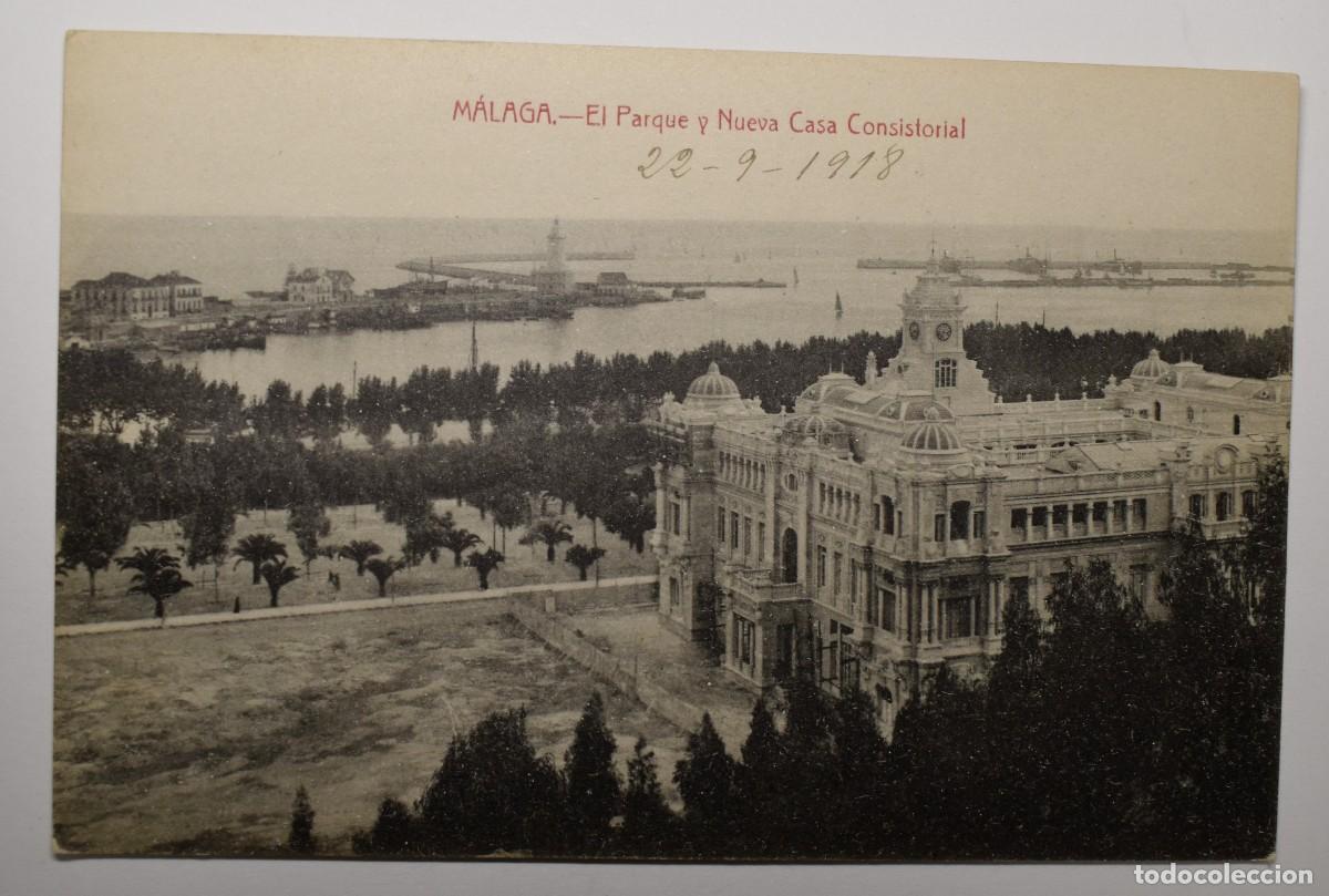 Postales: POSTAL de MALAGA del a&ntilde;o 1918.NUEVA - Foto 1