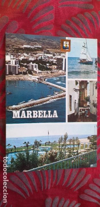 Postales: MALAGA-RV-COSTA DEL SOL-150X105MM-MARBELLA-VISTAS PARCIALES