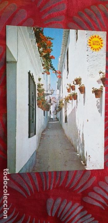 Postales: MALAGA-RV-COSTA DEL SOL-150X105MM-MARBELLA-CALLE TIPICA