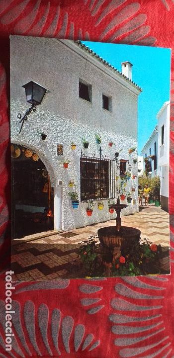 Cartes Postales: MALAGA-RV-COSTA DEL SOL-150X105MM-TORREMOLINOS-RINCON TIPICO,LA CASETA-LA NOGALERA