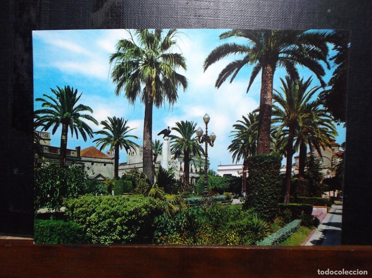 Postales: POSTAL DE UNA PLAZA DE JEREZ DE LA FRONTERA.