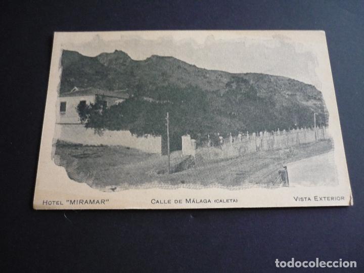 Postkarten: MALAGA LA CALETA HOTEL MIRAMAR VISTA EXTERIOR POSTAL REVERSO SIN DIVIDIR