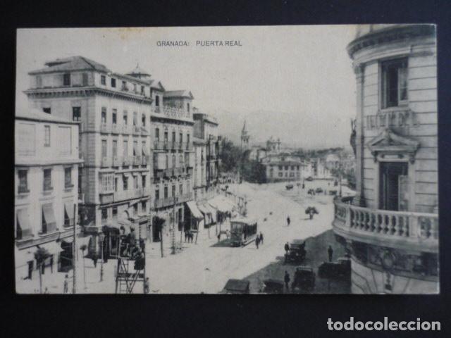Postales: GRANADA PUERTA REAL - Foto 1