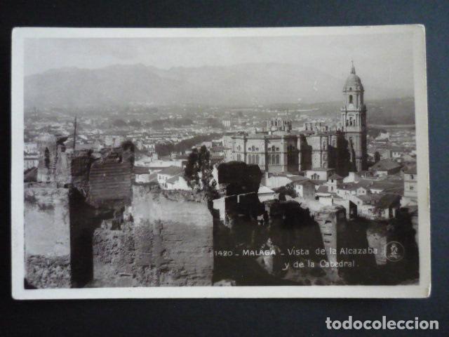 Postais: MALAGA VISTA DE LA ALCAZABA Y DE LA CATEDRAL