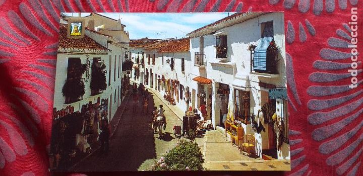 Postales: MALAGA-RV-COSTA DEL SOL-150X105MM-MIJAS-PRINCIPAL CALLE COMERCIAL