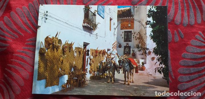 Postcards: MALAGA-RV-COSTA DEL SOL-150X105MM-MIJAS-RINCON TIPICO-ARTESANIA LOCAL