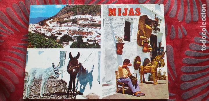 Postcards: MALAGA-RV-COSTA DEL SOL-150X105MM-MIJAS