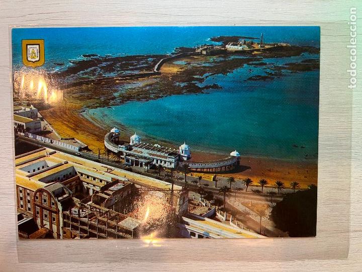 Postales: FOTOGRAFIA POSTAL. CADIZ N&ordm; 1276. VISTA A&Eacute;REA. SUBIRATS CASANOVAS SA.