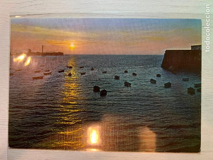 Postales: FOTOGRAFIA POSTAL. CADIZ N&ordm; 1041. LA CALETA. ALMACENES PAJARES.