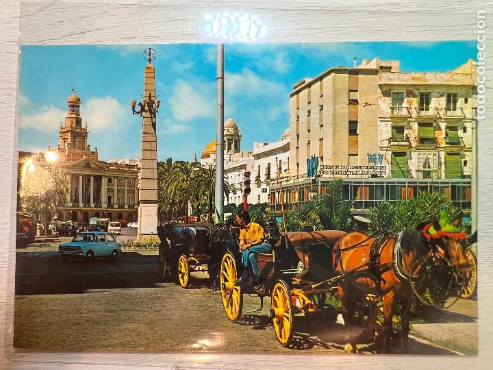 Postales: FOTOGRAFIA POSTAL. CADIZ N&ordm; 127. PLAZA SAN JUAN DE DIOS. PAPELERIA ALFA.