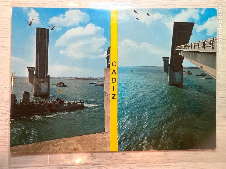 Postales: FOTOGRAFIA POSTAL. CADIZ N&ordm; 68. PUENTE JOSE LEON DE CARRANZA. EDICIONES SICILIA.