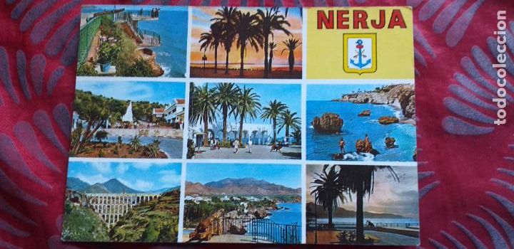 Postais: MALAGA-RV-COSTA DEL SOL-150X105MM-NERJA-VARIAS VISTAS