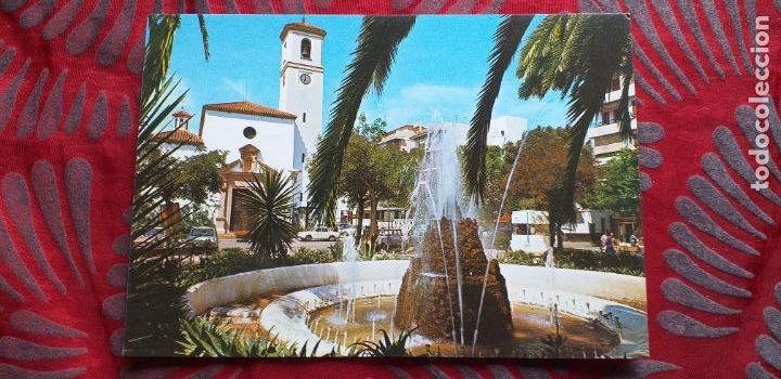 Postales: MALAGA-RVII-COSTA DEL SOL-150X105MM-FUENGIROLA-PLAZA DEL GENERALISIMO FRANCO