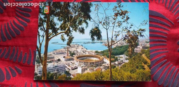 Postkarten: MALAGA-RVIII-COSTA DEL SOL-150X105MM-PLAZA DE TOROS Y PUERTO