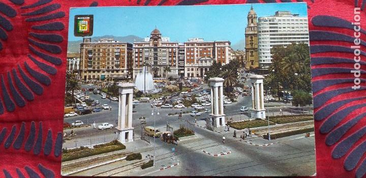 Postkarten: MALAGA-RVIII-COSTA DEL SOL-150X105MM-PLAZA DE LA MARINA