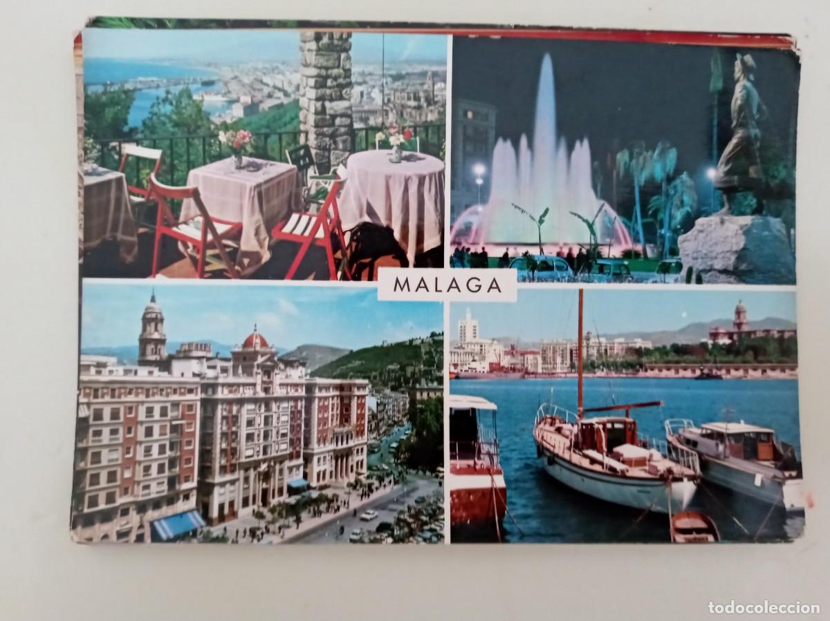 Postales: POSTAL DE MALAGA ( COSTA DEL SOL ): BELLEZAS DE LA CIUDAD. A&Ntilde;OS 60