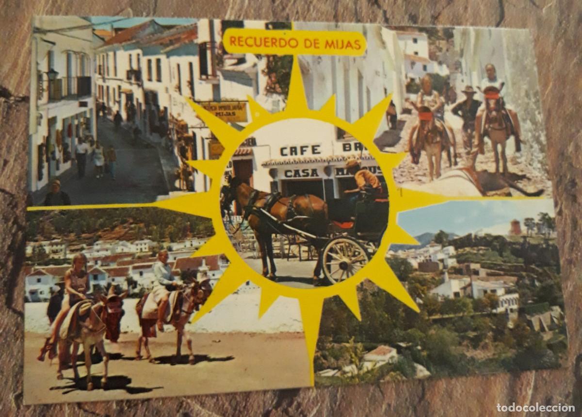 Postales: -83418 POSTAL RECUERDO DE MIJAS, BURRO TAXI Y CALLES, EDICIONES FOTO ANTONIO 5924