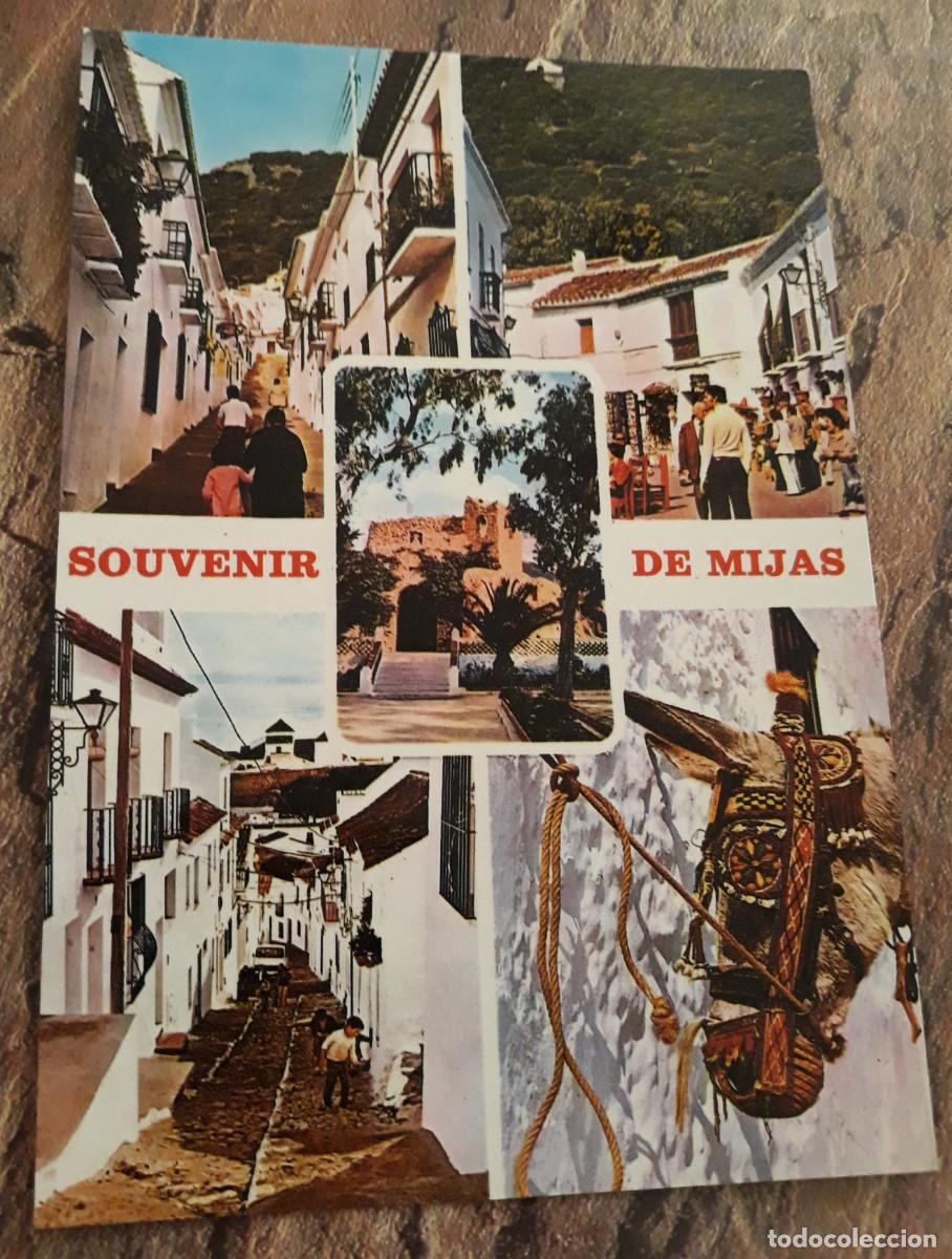 Postales: -83419 POSTAL SOUVENIR DE MIJAS, BURRO TAXI Y CALLES, EDICIONES FOTO ANTONIO 24