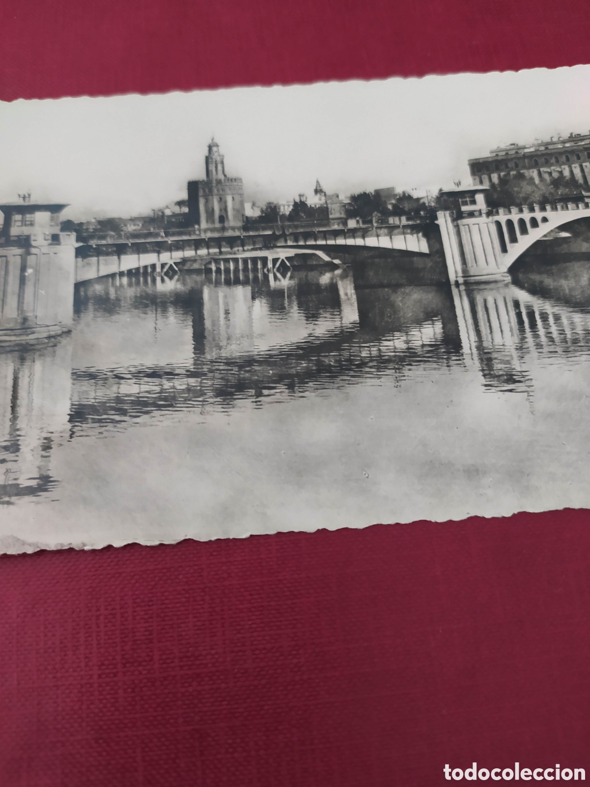 Postales: Sevilla postal antigua 1958 - Foto 2