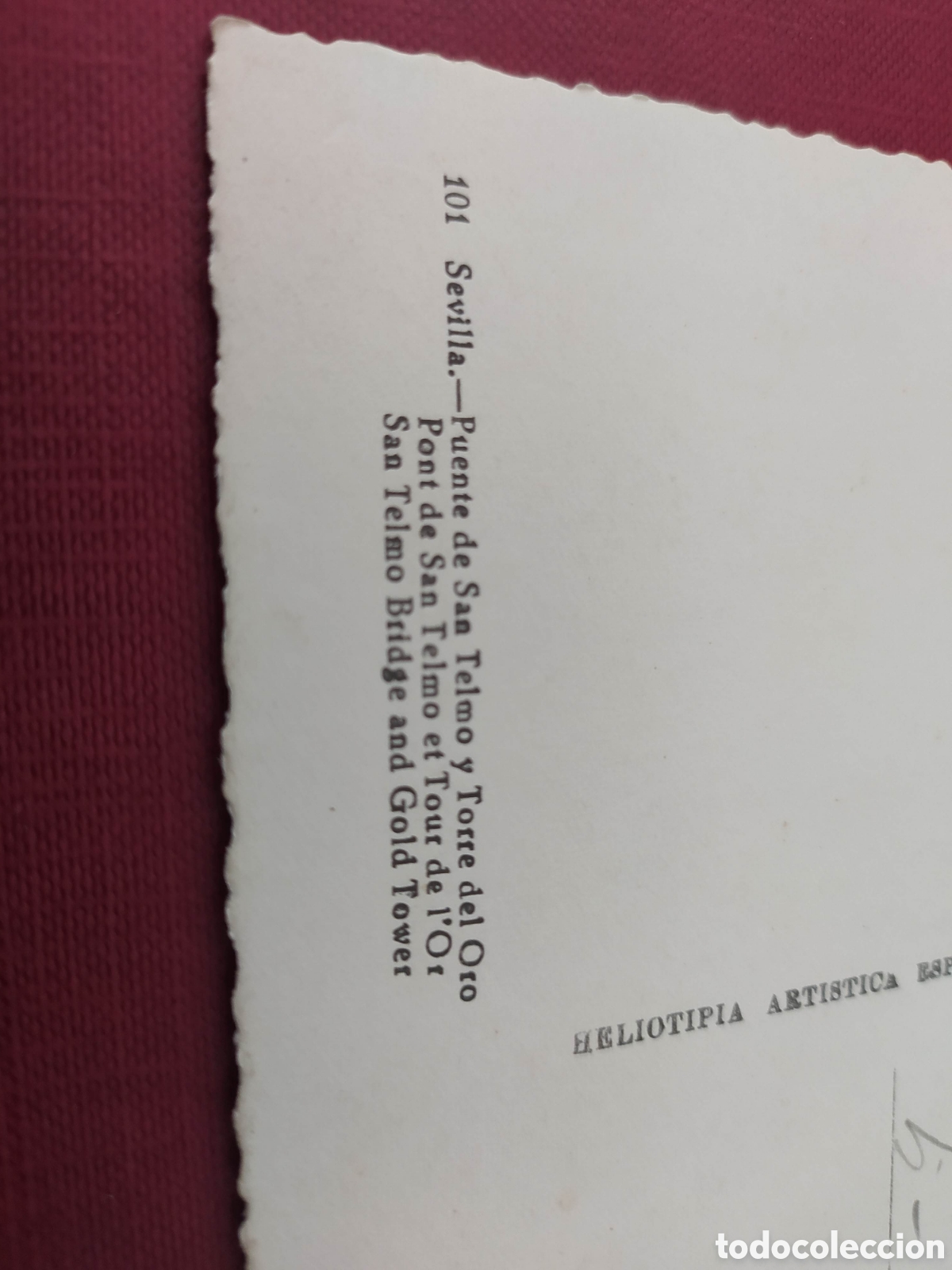 Postales: Sevilla postal antigua 1958 - Foto 6