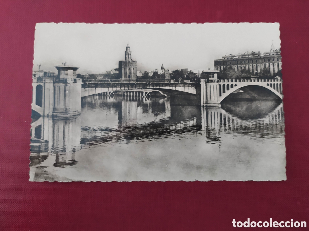 Postales: Sevilla postal antigua 1958 - Foto 1