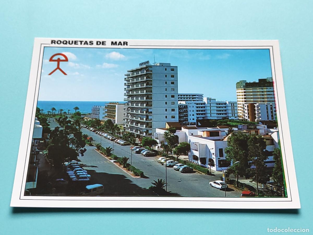 Cartoline: ALMER&Iacute;A, ROQUETAS DEL MAR .-N⁰ 27 Avenida del Mediterr&aacute;neo, tarjeta postal sin circular, antigua