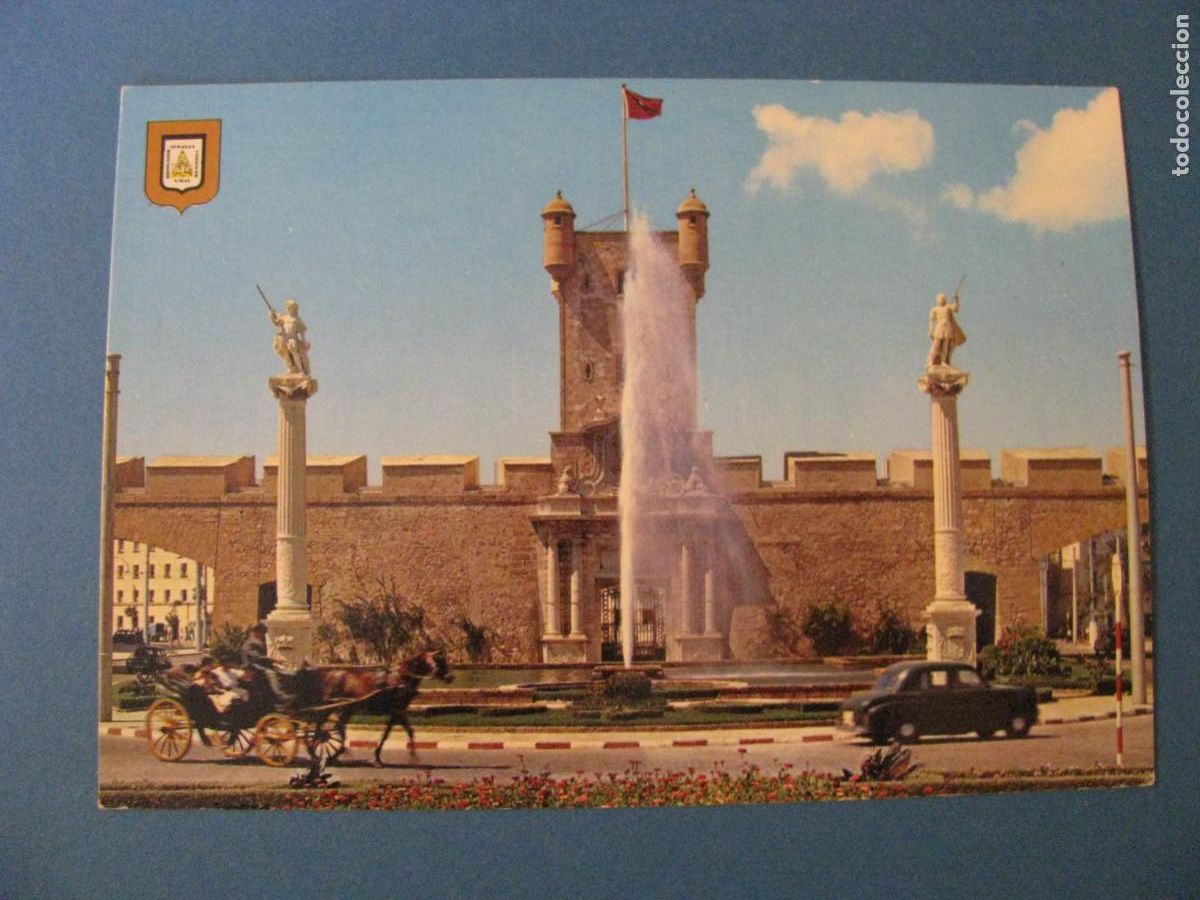 Postales: POSTAL DE CADIZ. PUERTA DE TIERRA. SUBIRATS.