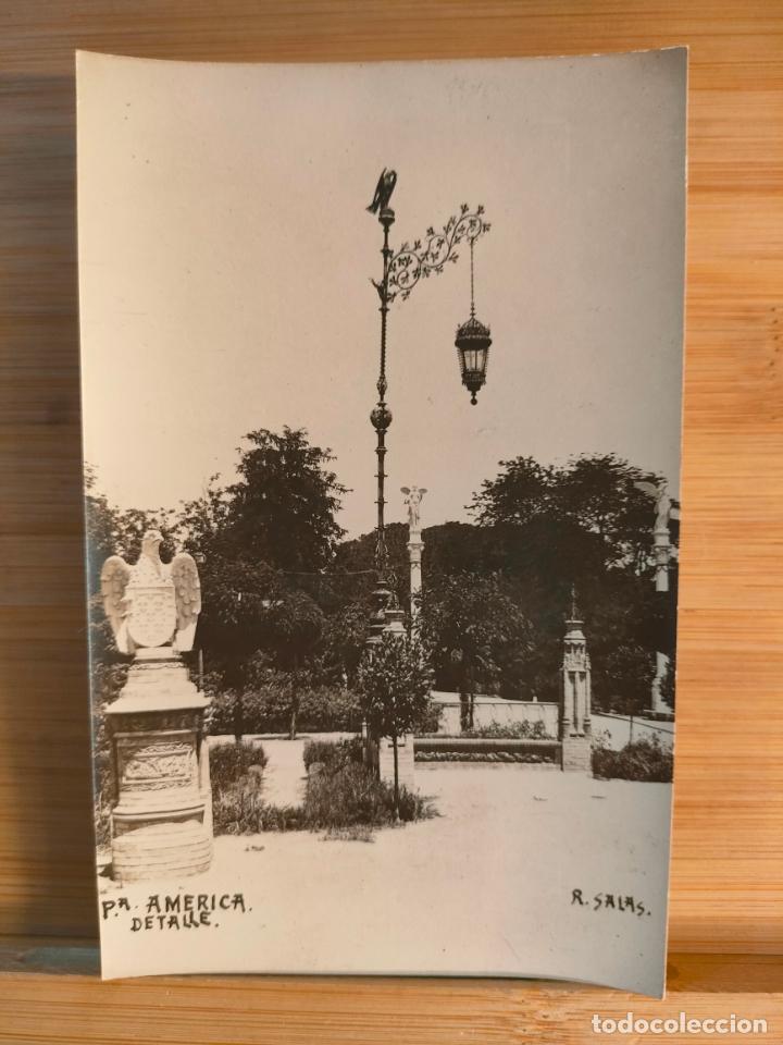 Postales: SEVILLA-PLAZA AMERICA-FOTOGRAFICA-POSTAL ANTIGUA-(104.028)