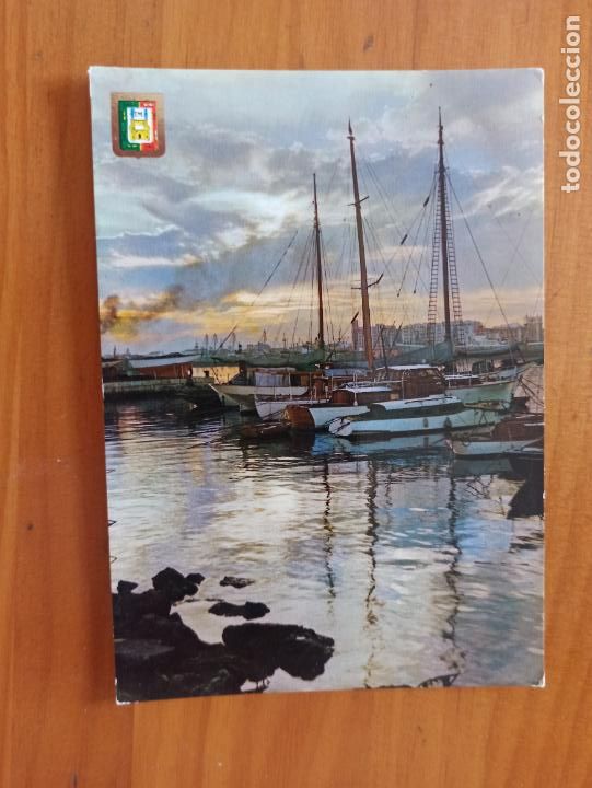 Postales: TARJETA POSTAL MALAGA - ATARDECER EN EL PUERTO - N&ordm; 37 (DF)