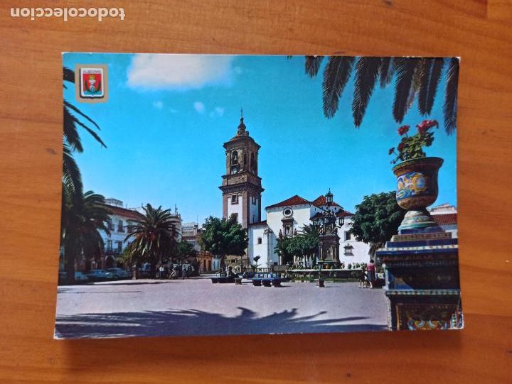 Postales: TARJETA POSTAL ALGECIRAS - PLAZA GENERALISIMO - IGLESIA NUESTRA SE&Ntilde;ORA DE LA PALMA - N&ordm; 20 (DF)