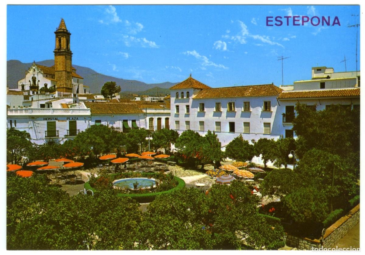 Postales: N&ordm; 51-ESTEPONA. Costa del Sol. Plaza de las Flores. Sin circular. EDICIONES ARRIBAS