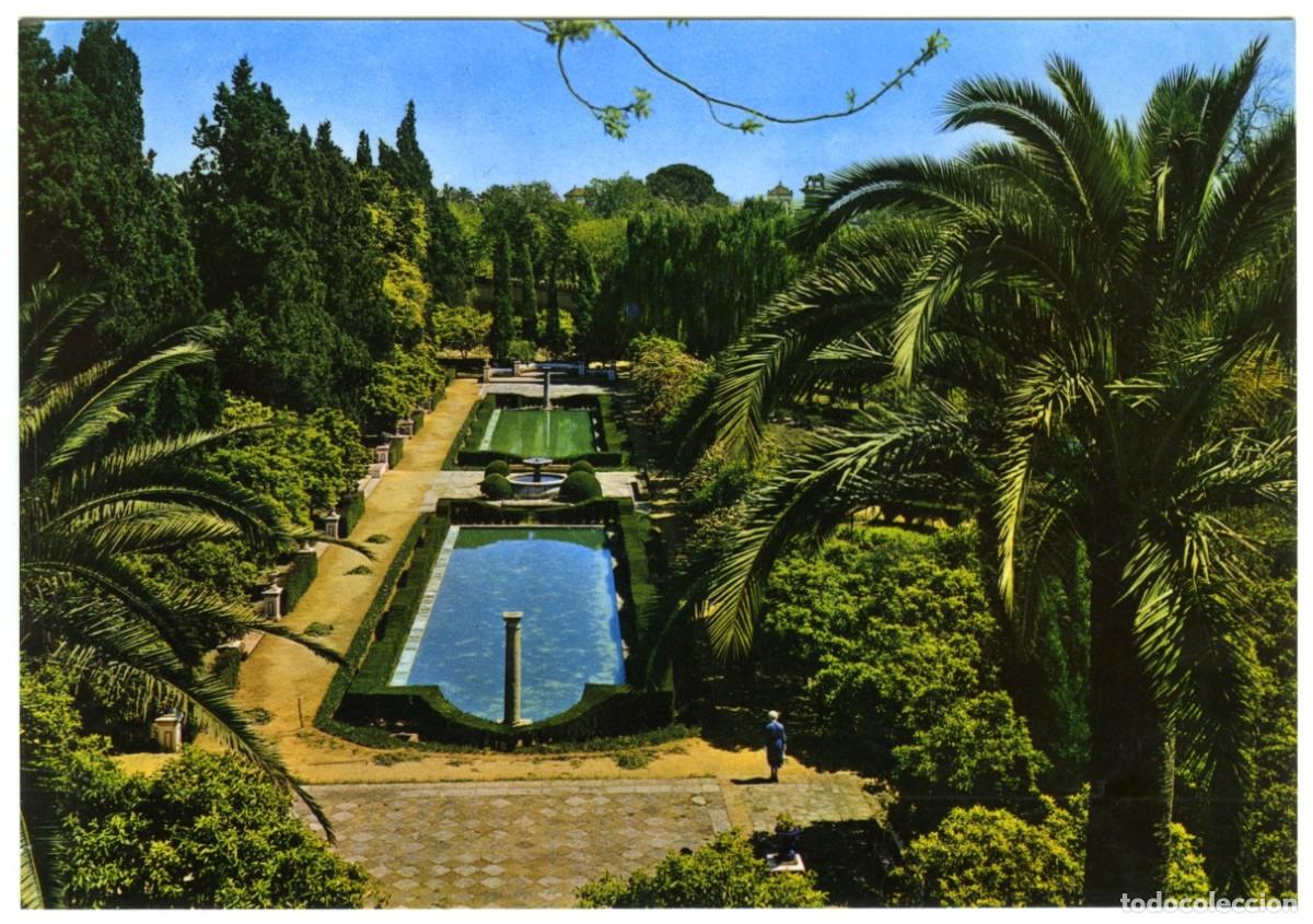 Postales: N&ordm; 158-SEVILLA. Jardines del Alc&aacute;zar. Sin circular. EDICONES RO-FOTO