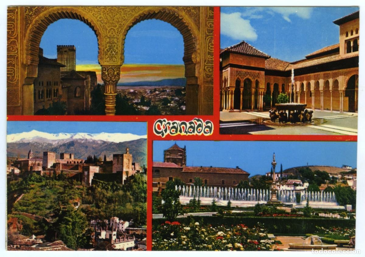 Postales: N&ordm; 1.116-GRANADA. Diversos aspectos. Sin circular. EDICIONES GALLEGOS