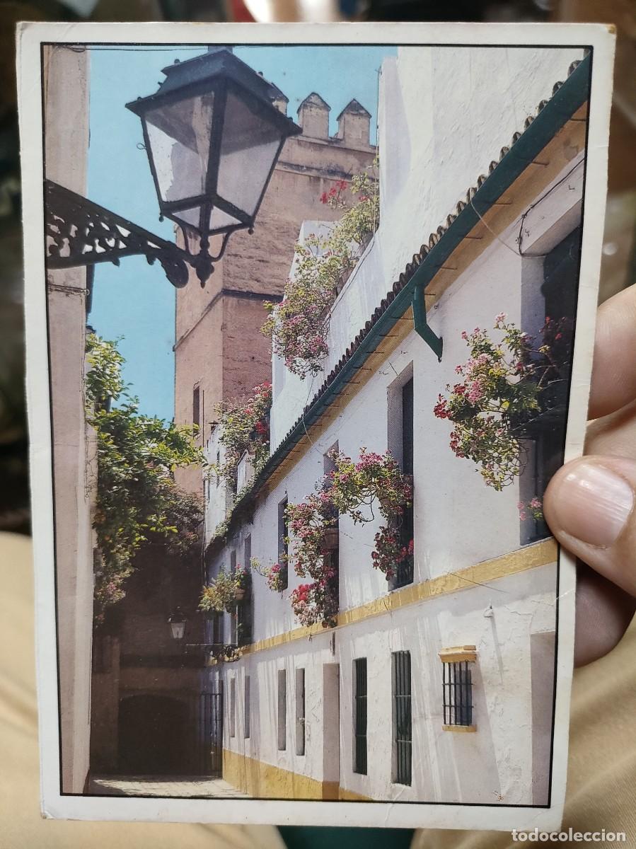 Postcards: Postal SEVILLA Calle T&iacute;pica COLECCI&Oacute;N TRIANA manchada por detras y arrugada