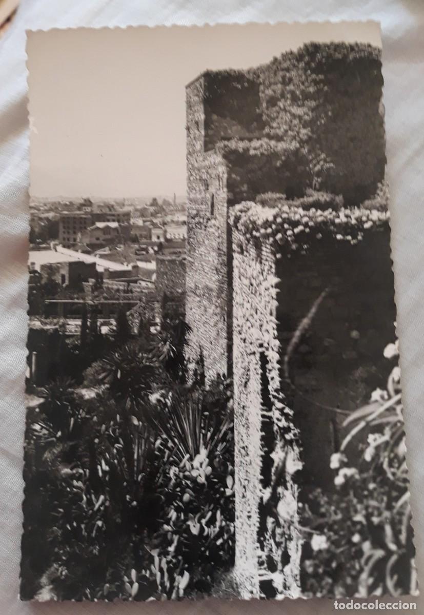 Postales: -83941 POSTAL MALAGA, ALCAZABA, A&Ntilde;O 1958, CASA LIS, PERFUMERIA-MANTILLAS, SIN CIRCULAR