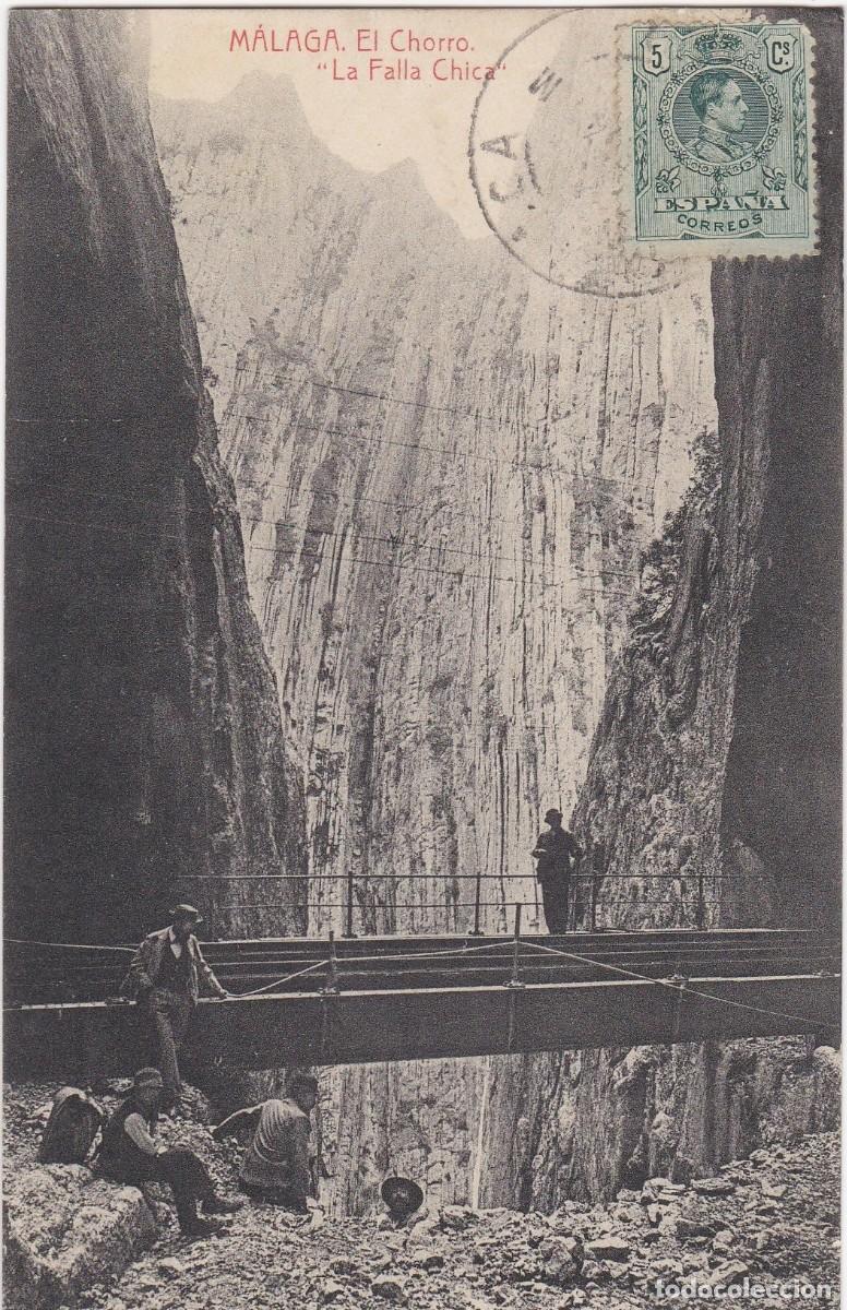 Postkarten: M&aacute;laga - El Chorro - La Falla Chica - F. Thomas n&ordm; 2611 - 139x89mm