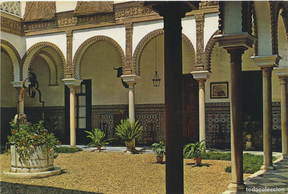 Postales: N&ordm; 206-SEVILLA. Patio t&iacute;pico. Circulada en 1979. ED. GARC&Iacute;A GARRABELLA