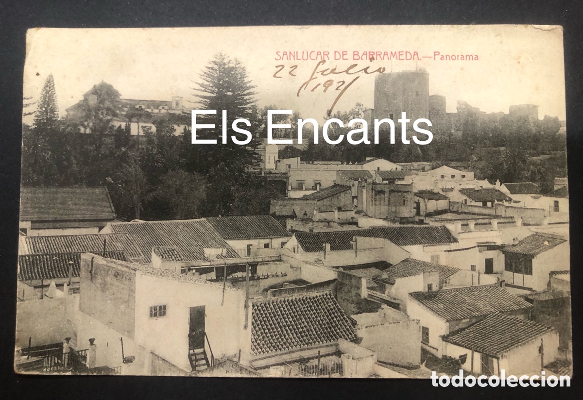 Postais: POSTAL SANLUCAR DE BARRAMEDA CADIZ - PANORAMA ESCRITA POR DETRAS